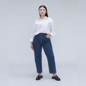 Everlane Curvy Way High Jean Size 31 Long in color Vintage Indigo